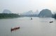 China: Dragon boats on the Li River, Guilin, Guangxi Province